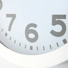 Nextime ne-3998ar wandklok dia. 19 cm, geborsteld aluminium, 'station'