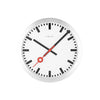 Nextime ne-3998st wandklok dia. 19 cm, geborsteld aluminium, 'station'