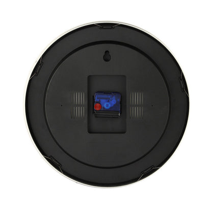 Nextime ne-3998st wandklok dia. 19 cm, geborsteld aluminium, 'station'