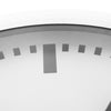 Nextime ne-3998st wandklok dia. 19 cm, geborsteld aluminium, 'station'