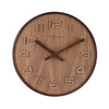 Nextime ne-3096br wandklok dia. 35 cm, hout, bruin, 'wood wood medium'