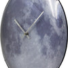 Nextime ne-3164 wandklok dia. 35 cm, bol glas, 'blauw moon dome'