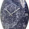 Nextime ne-3165 wandklok dia. 35 cm, bol glas, 'milky way dome'