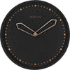 NeXtime NeXtime NE-3197ZW Wandklok Dia. 35 Cm, Polyresin, Zwart