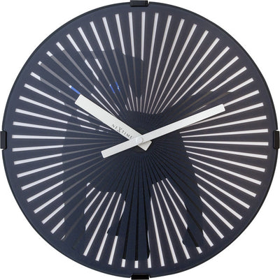 Nextime ne-3225 wandklok dog ø30,5 plastic motion