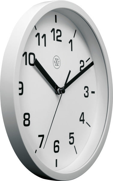 NeXtime NeXtime NX-7321WI Wandklok NXT Diameter 20cm Kunststof Wit, Witte Wijzerplaat