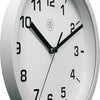 Nextime nx-7321wi wandklok nxt diameter 20cm kunststof wit, witte wijzerplaat