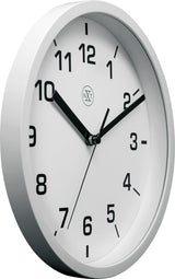 Nextime nx-7321wi wandklok nxt diameter 20cm kunststof wit, witte wijzerplaat - afbeelding 2