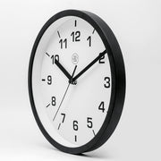 Nextime nx-7321zw wandklok nxt diameter 20cm kunststof zwart, witte wijzerplaat - afbeelding 3