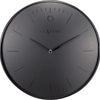 Nextime ne-3235zw wandklok glamour ø40 metaal zwart