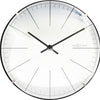 Nextime ne-3506wi wandklok big stripe ø20 glas wit