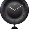 Nextime nx-7339zw wandklok nxt bowl ø 30 cm zwart