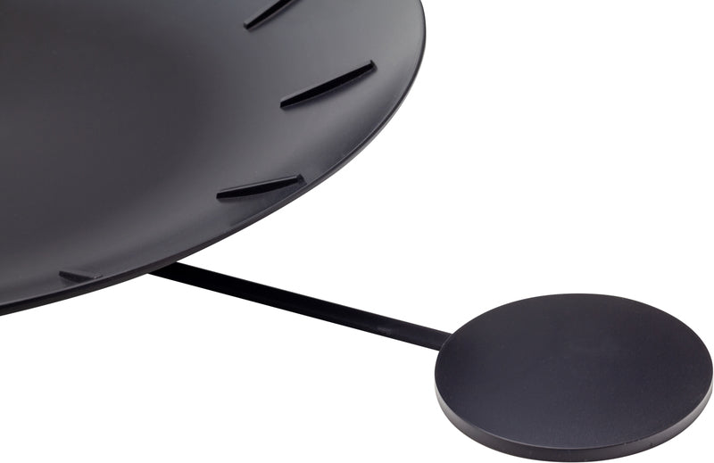 Nextime nx-7339zw wandklok nxt bowl ø 30 cm zwart