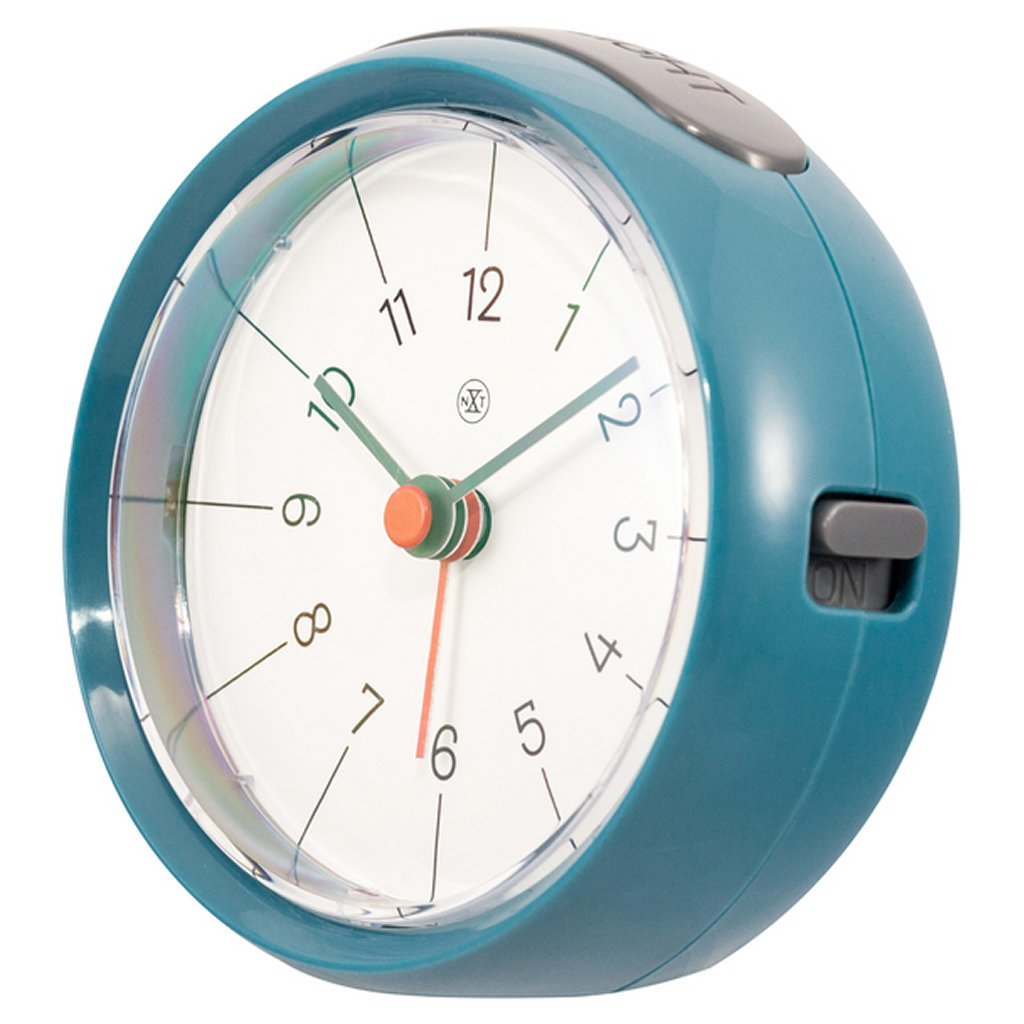 NeXtime NeXtime NX-7344BL Alarmklok NXt Otto Ø 9,5 X 3.8 Cm Blauw