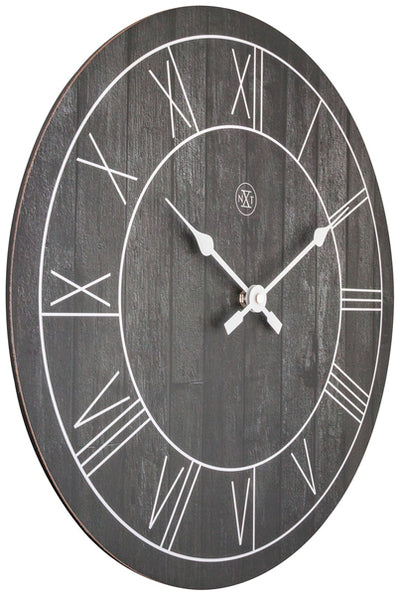 Nextime nx-7345zw wandklok nxt paul dia 40cm hout bruin