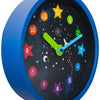 Nextime nx-7356 wandklok nxt apollo dia 30cm kunststof blauw
