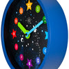 Nextime nx-7356 wandklok nxt apollo dia 30cm kunststof blauw