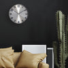 Nextime ne-3289gs metalen wandklok - 40cm -stille klok - metaal - reflection