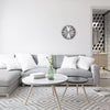 Nextime ne-3289gs metalen wandklok - 40cm -stille klok - metaal - reflection