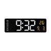 Nextime ne-3322 wandklok super digi 38,8x12,9 cm