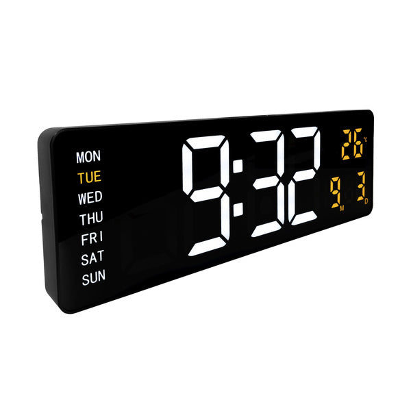 Nextime ne-3322 wandklok super digi 38,8x12,9 cm