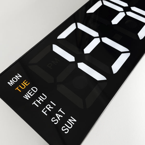 Nextime ne-3322 wandklok super digi 38,8x12,9 cm
