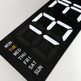 Nextime ne-3322 wandklok super digi 38,8x12,9 cm - afbeelding 6