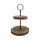 Hbx natural living etagere apollonia 2-laags h38d33cm