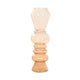 Light en living vaas livon glas perzik 13,5x13,5x44,5cm