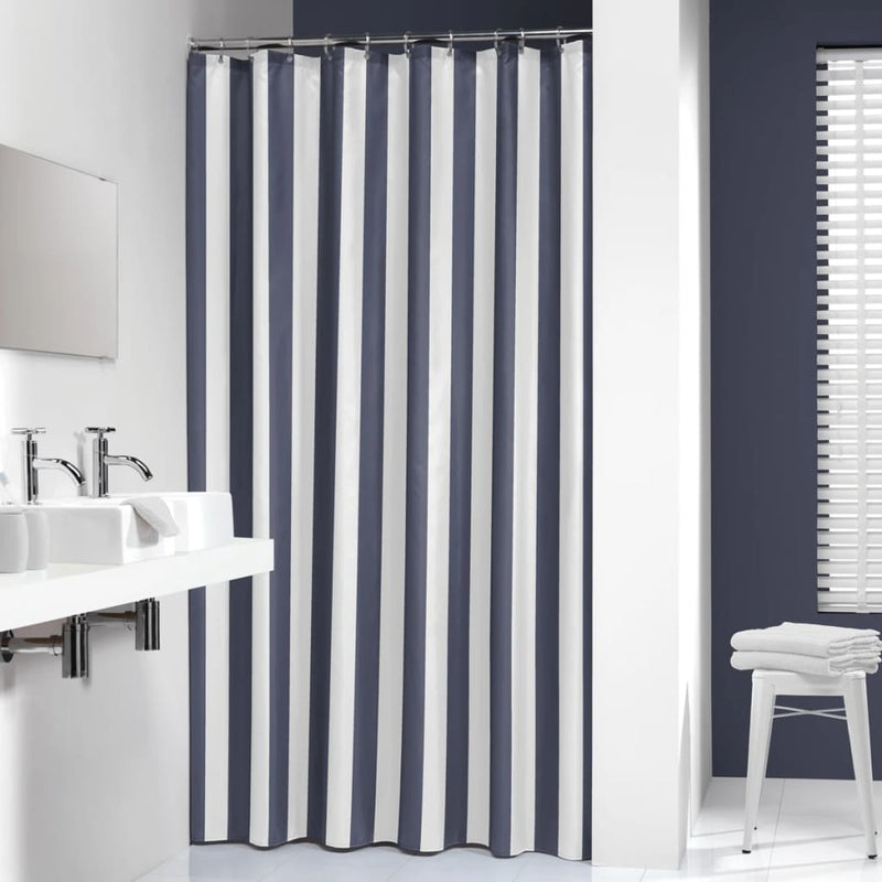 Sealskin douchegordijn linje 180 cm blauw 233011324