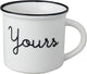 Dutch rose zwart wit beker yours wit