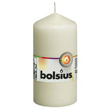 Bolsius Bolsius Stompkaarsen 10 st 120x58 mm ivoor - afbeelding 2