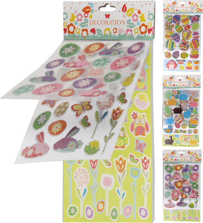 Stickervel Pasen, 3st.