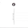 Prentbriefkaart cd03: piano zebra 6 st