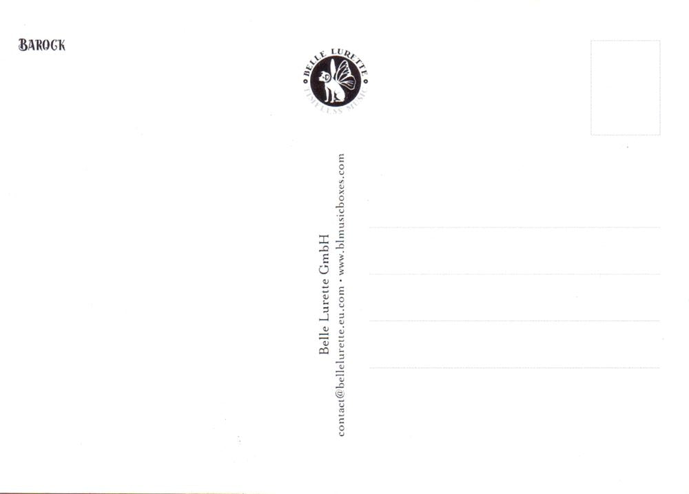 Prentbriefkaart cd04: barock 6 st