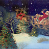Prentbriefkaart cd09: christmas sle 6 st