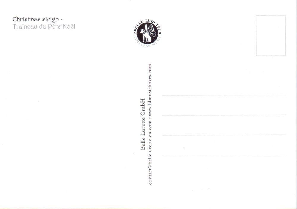 Prentbriefkaart cd09: christmas sle 6 st