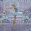 Glitter juwelendoosje met muziek. zwanen