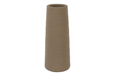 Countryfield vaas ro nohr m beige 11,5x11,5xh28cm