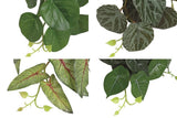 Countryfield kunstplant hang s groen 4 assorti 49x28x20cm - afbeelding 2