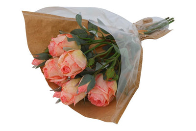Countryfield kunstboeket rosa roze h44cm