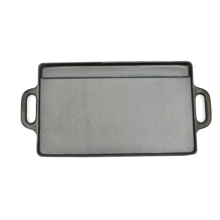 Vidaxl grillplaat dubbelzijdig 50x23 cm gietijzer