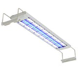 Vidaxl aquariumlamp led ip67 50-60 cm aluminium - afbeelding 1