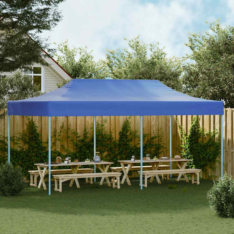 Vidaxl vouwtent pop-up 3x6 m blauw