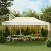 Vidaxl vouwtent pop-up 3x6 m crèmewit