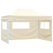 Vidaxl vouwtent pop-up met 4 zijwanden 3x4,5 m crèmewit - afbeelding 3