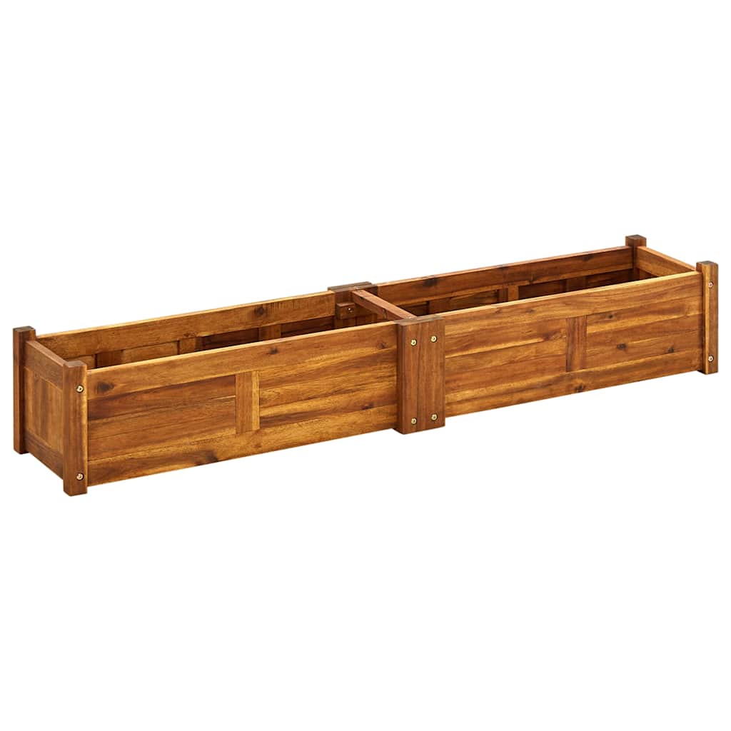 Vidaxl plantenbak verhoogd 150x30x25 cm acaciahout