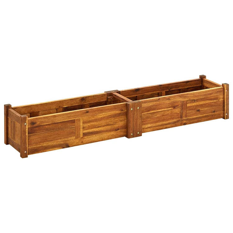 Vidaxl plantenbak verhoogd 150x30x25 cm acaciahout
