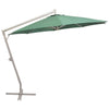 VidaXL Zweefparasol met aluminium paal 350 cm groen