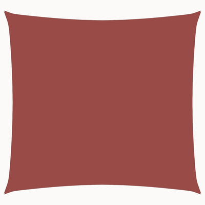 Vidaxl zonnescherm vierkant 2x2 m oxford stof terracottakleurig
